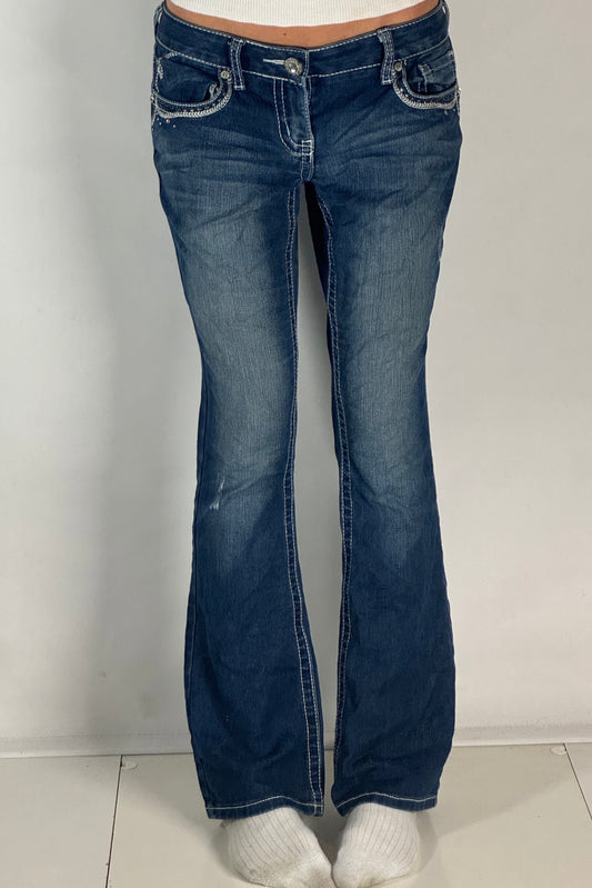 Lågmidjade jeans stl: S