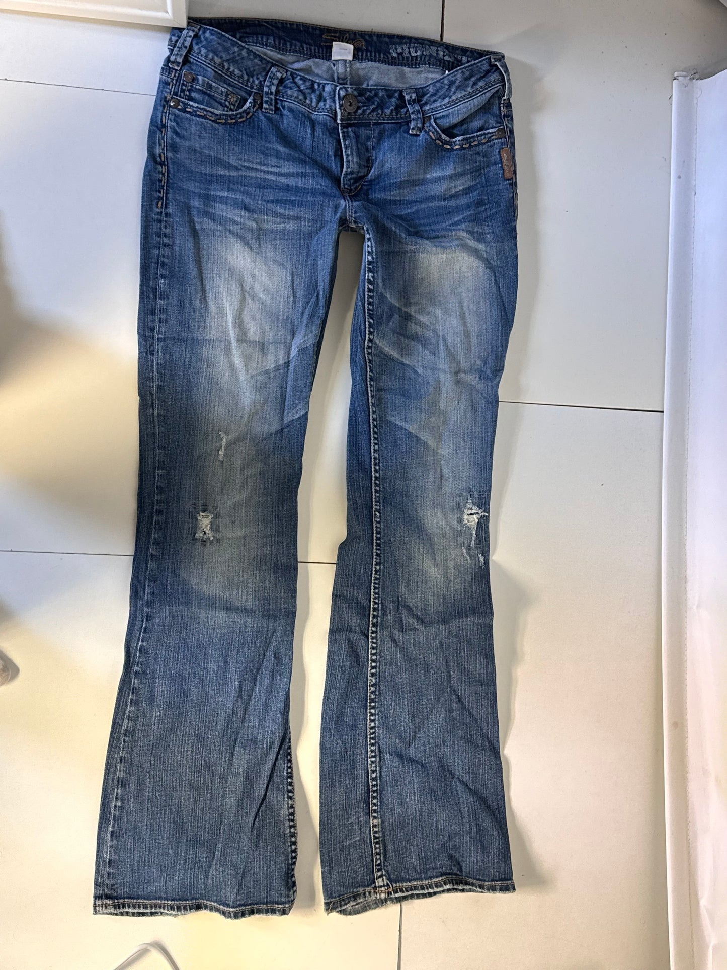Lågmidjade jeans stl: M