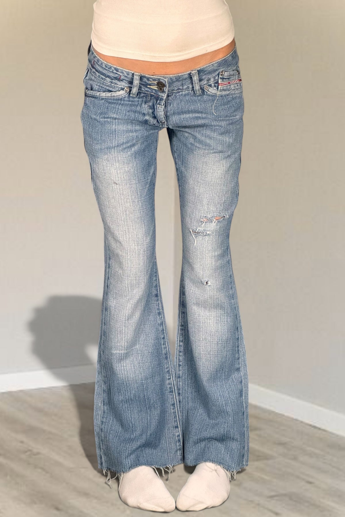 Lågmidjade jeans stl: S