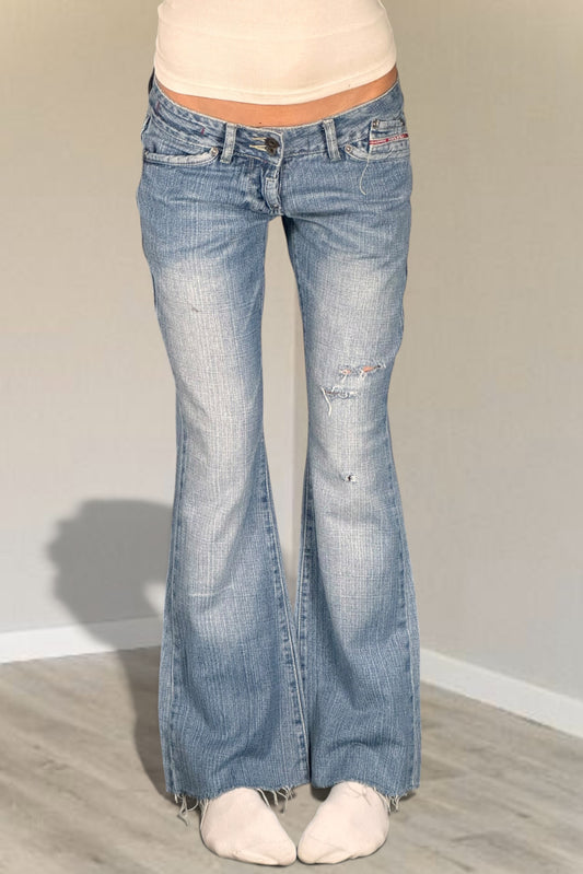 Lågmidjade jeans stl: S