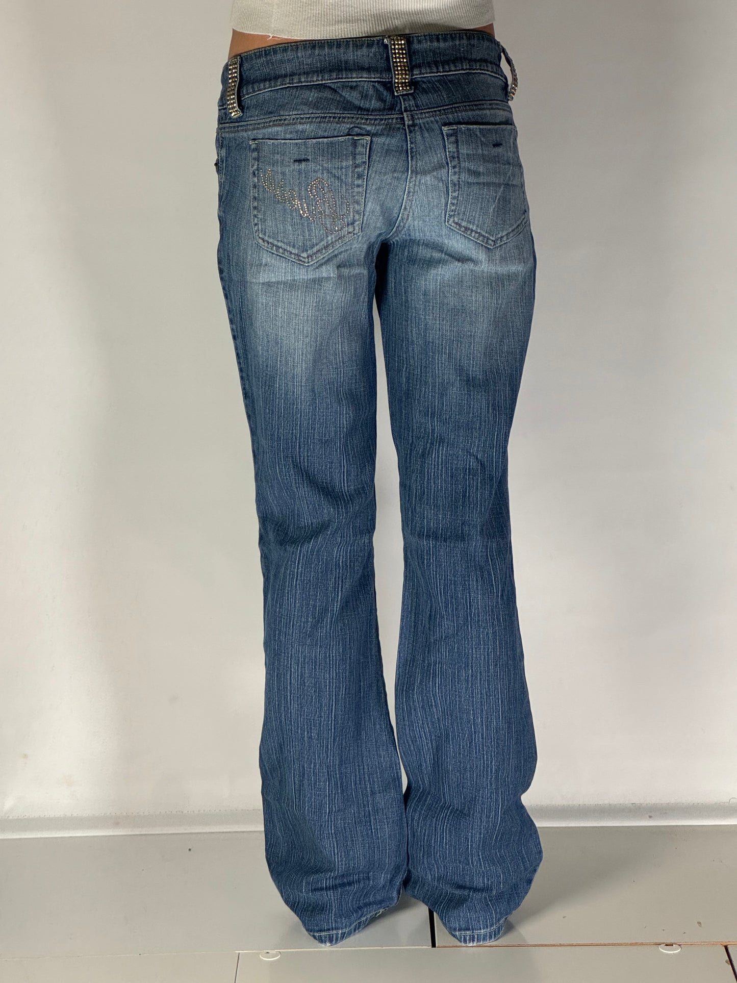 Lågmidjade jeans stl: S