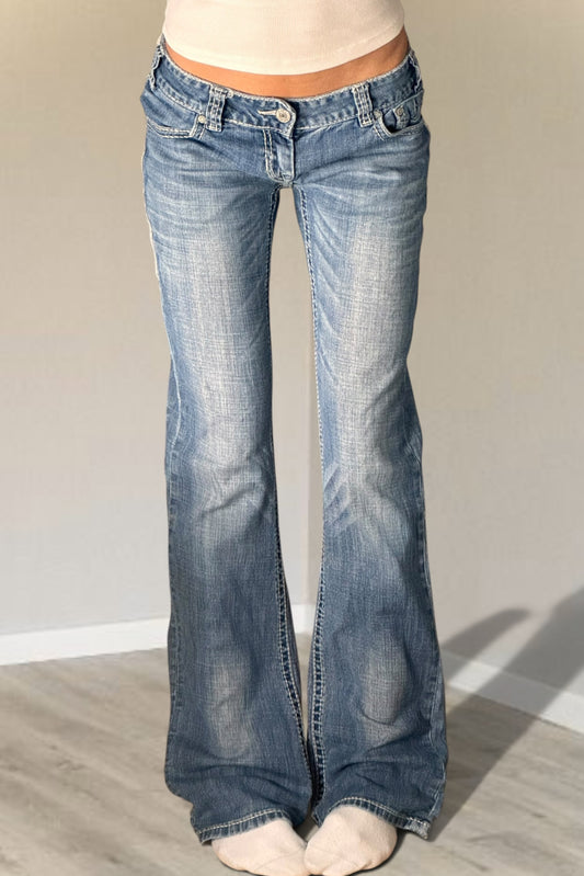 Lågmidjade jeans stl: S