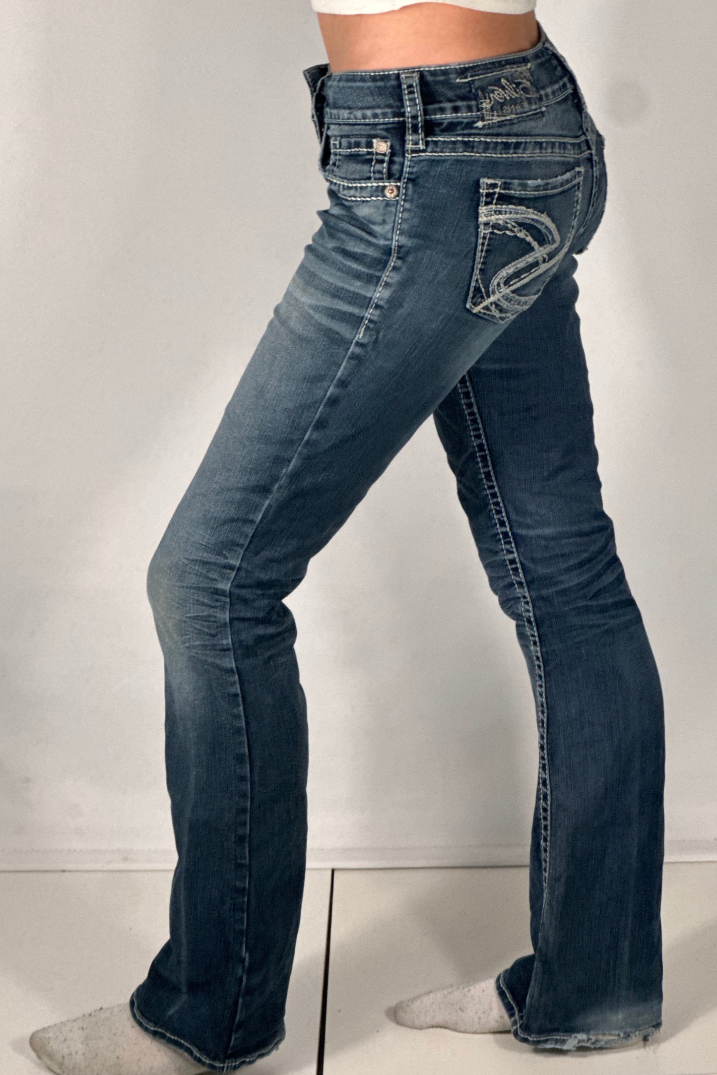 Lågmidjade jeans stl: XS