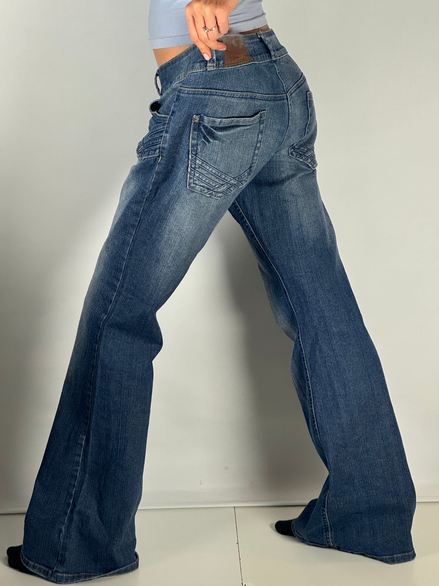 Lågmidjade jeans stl: L