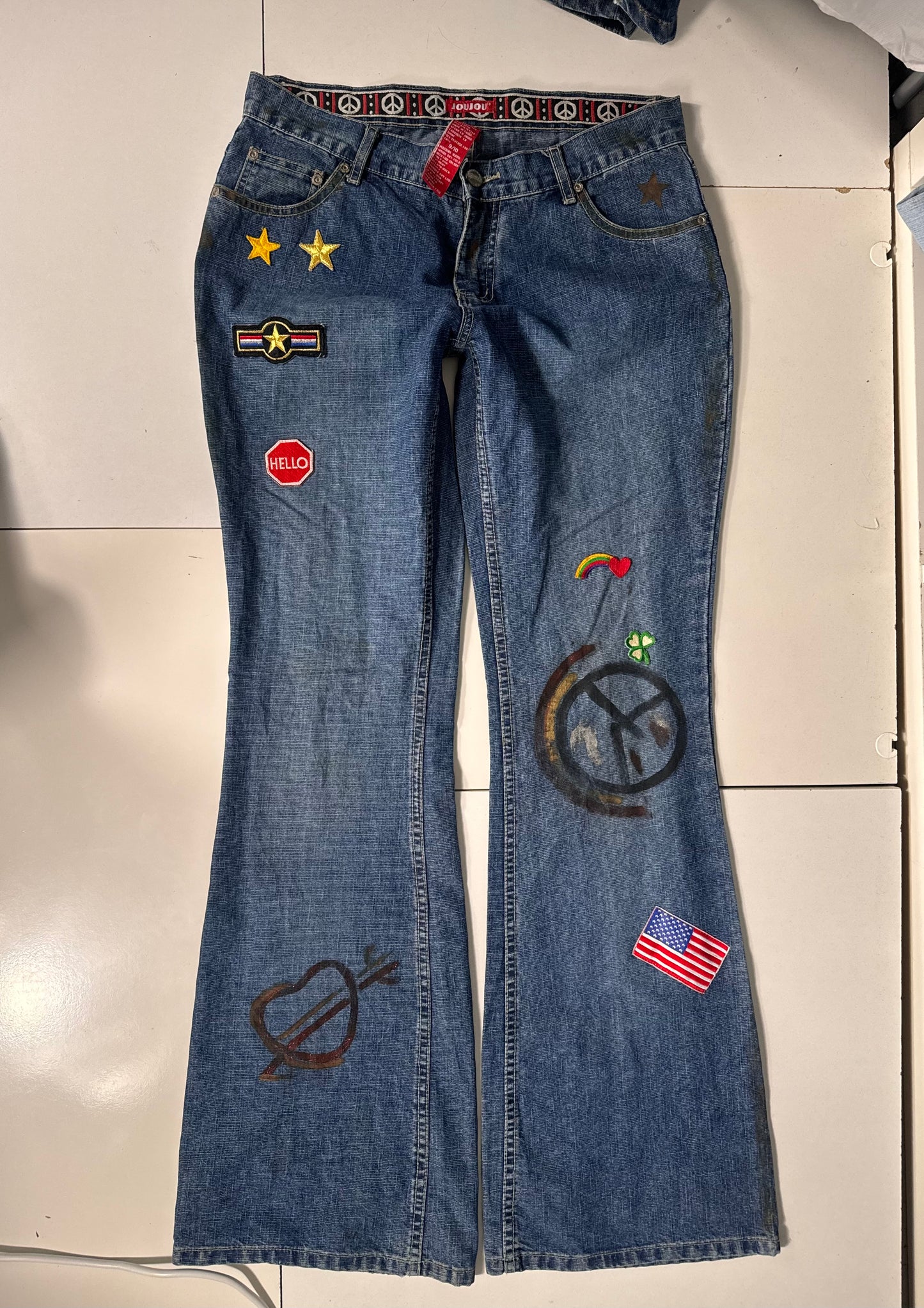 Lågmidjade jeans stl:
