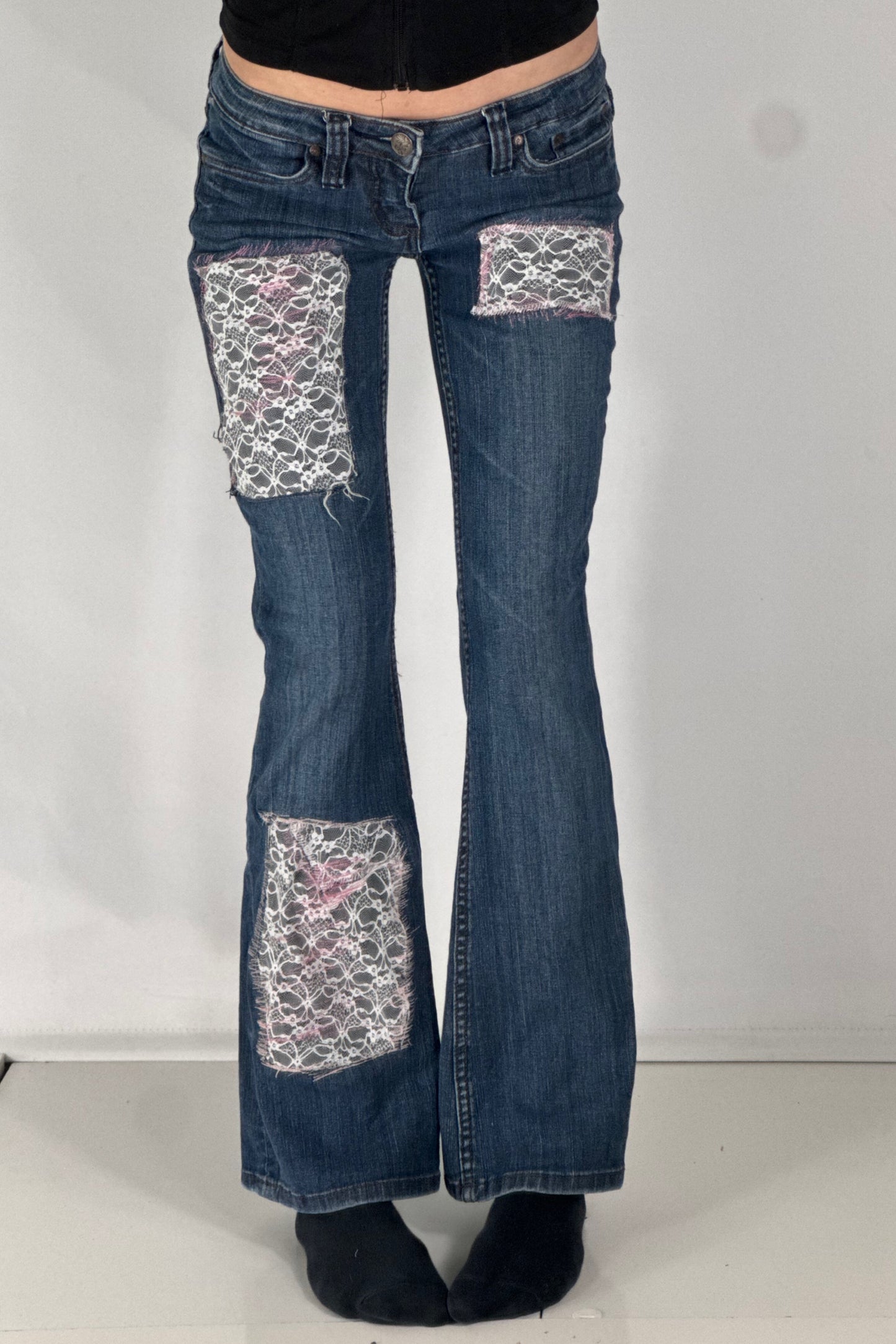 Lågmidjade jeans stl: XS