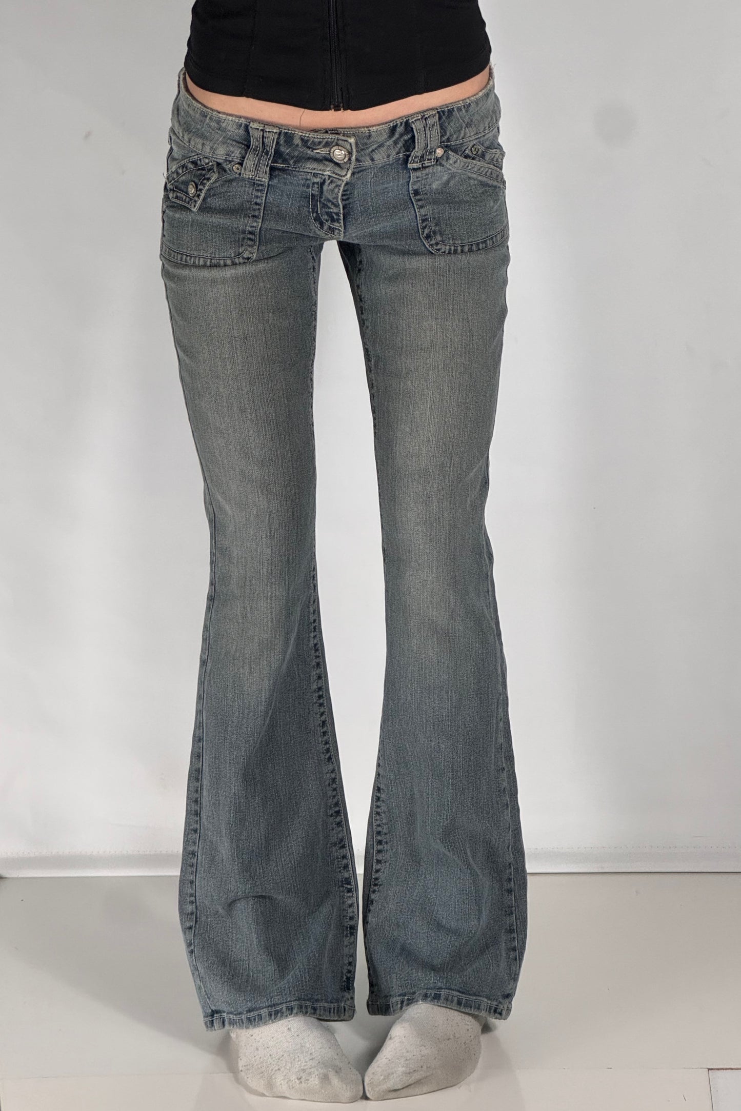 Lågmidjade jeans stl: XS