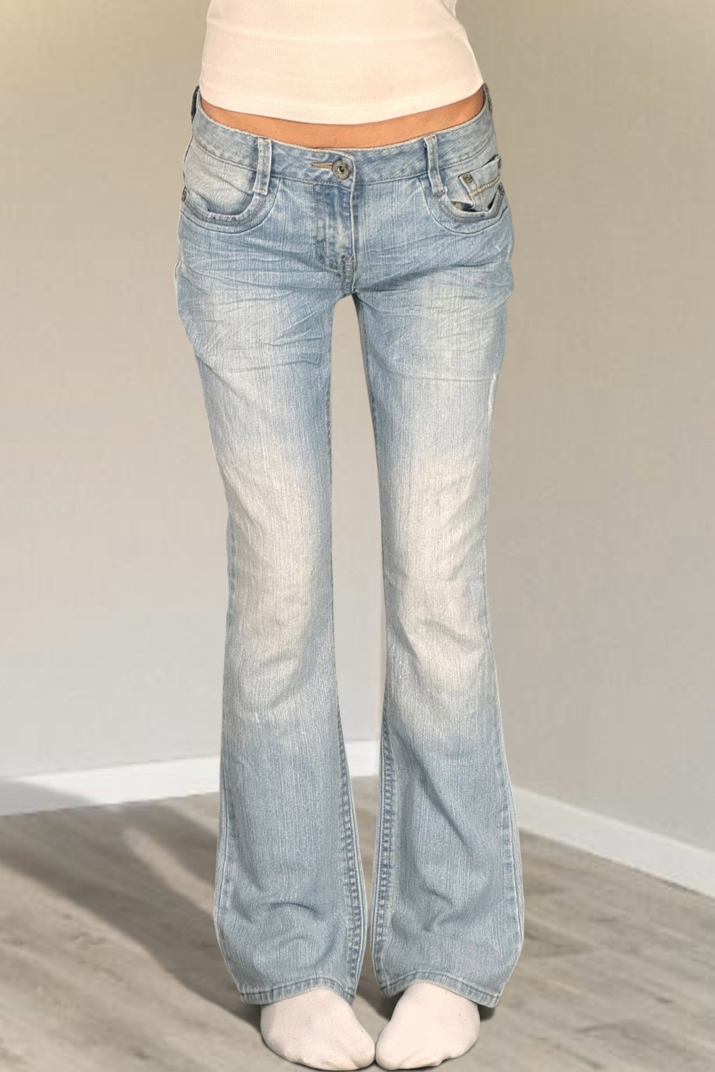 Lågmidjade jeans stl: S