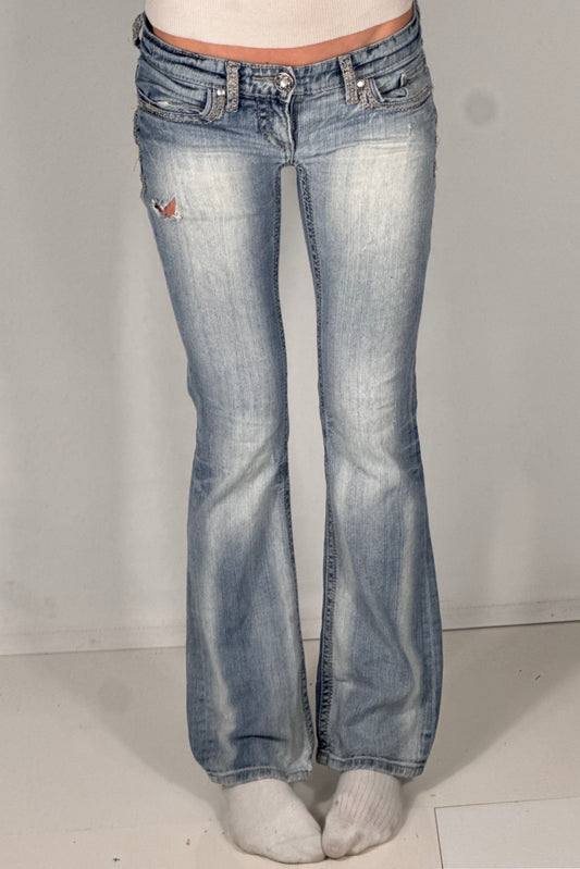 Lågmidjade jeans stl: XS