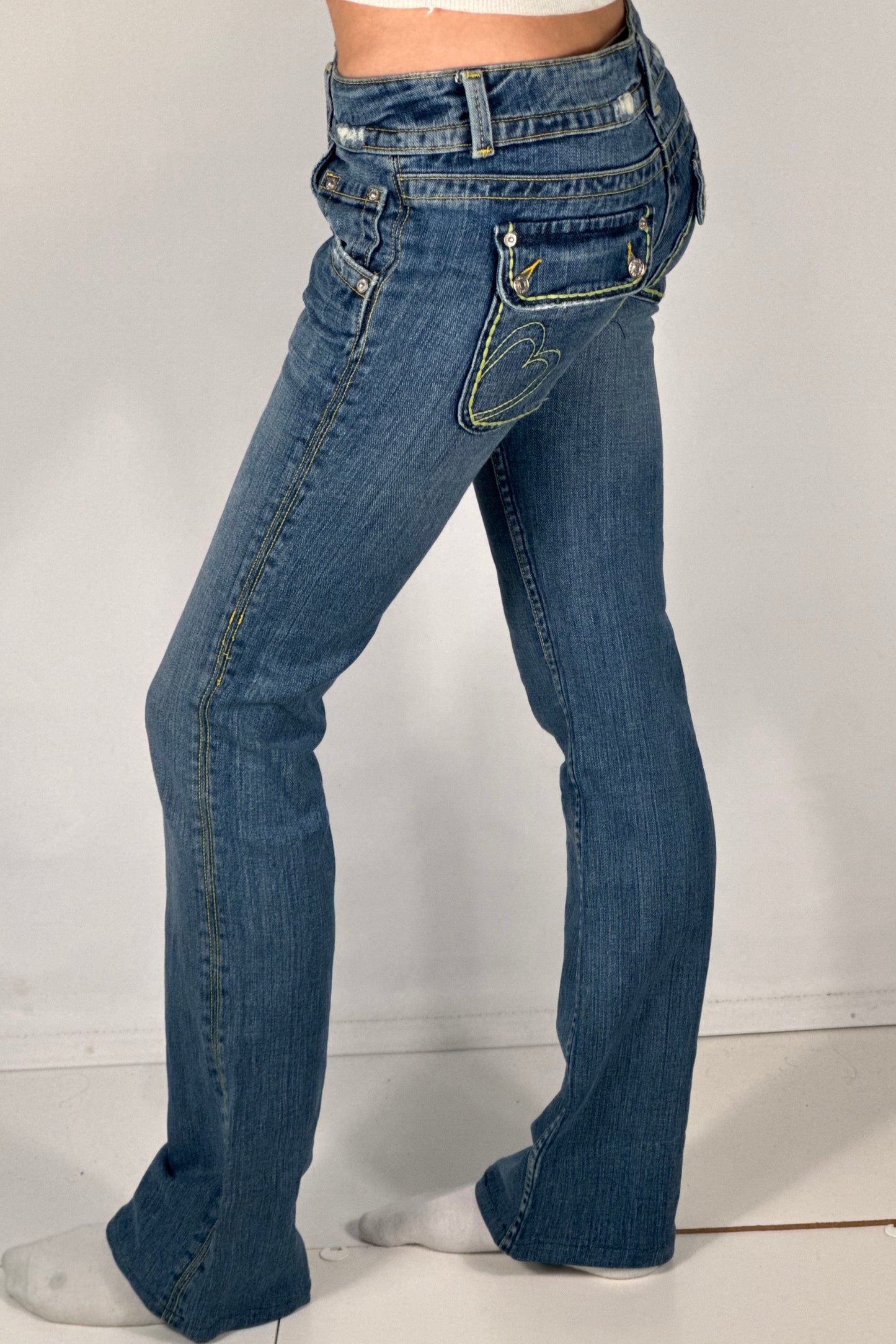 Lågmidjade jeans stl: XS