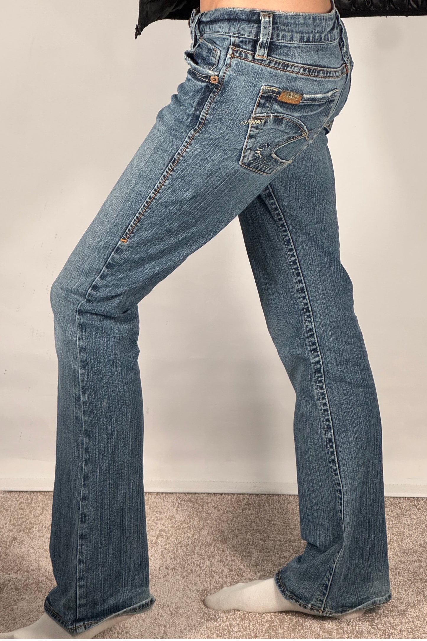 Lågmidjade jeans stl: XS
