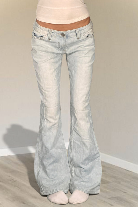 Lågmidjade jeans stl: S