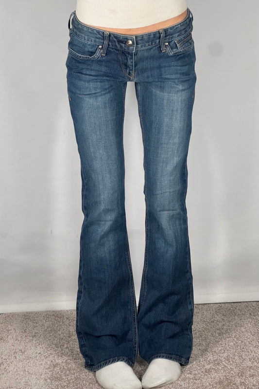 Lavtaljede jeans str: S