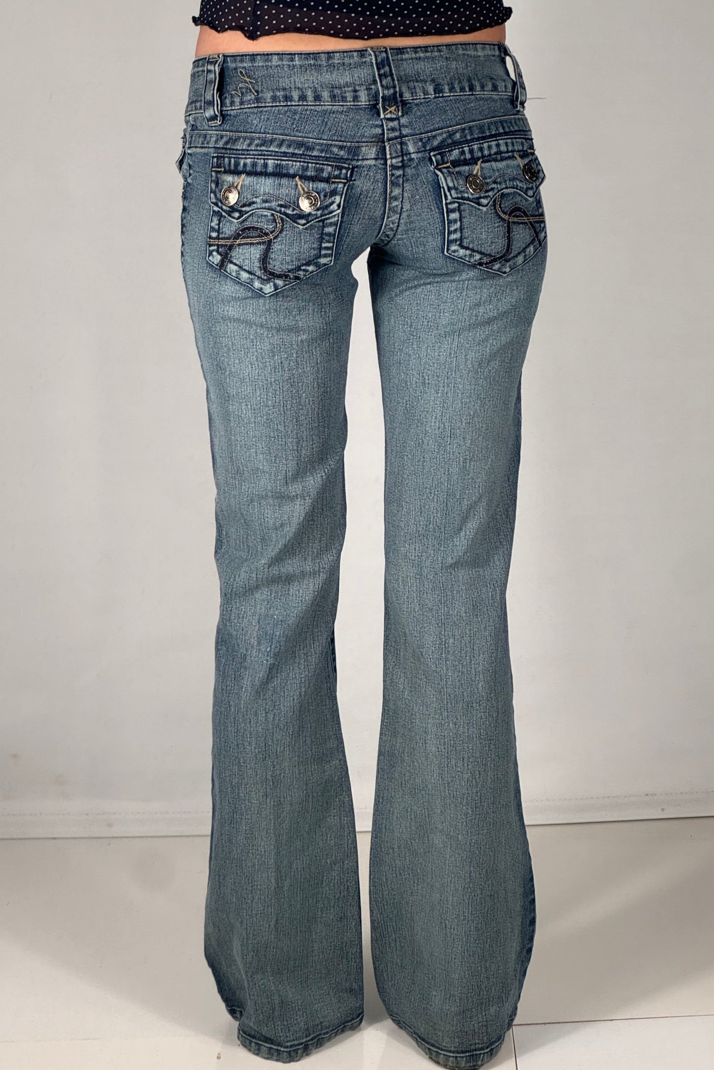 Lågmidjade jeans stl: XS
