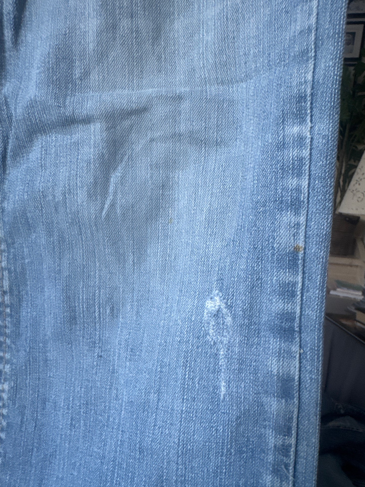 Utsvängda jeans stl: S