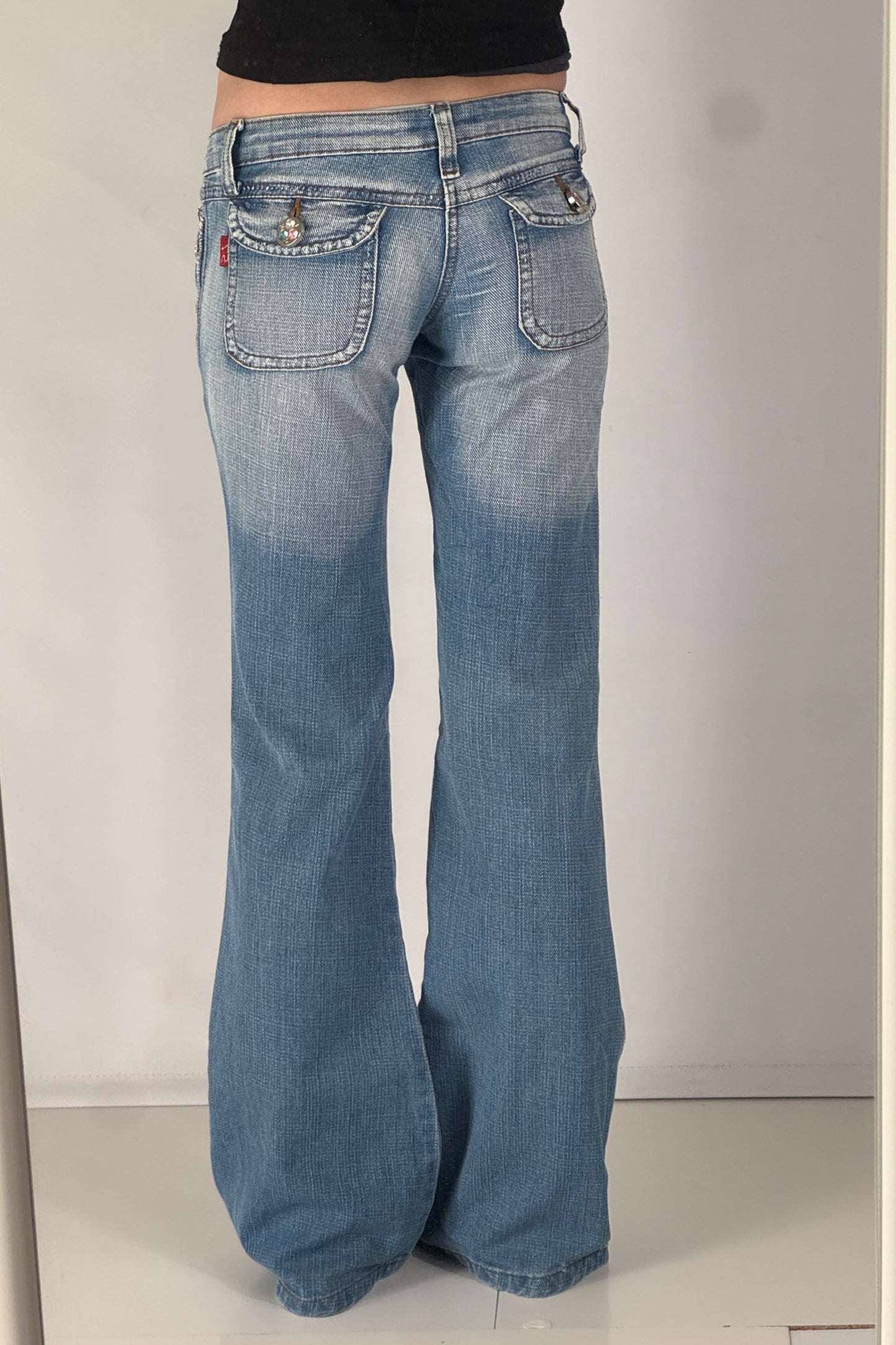 Lågmidjade jeans stl: XS