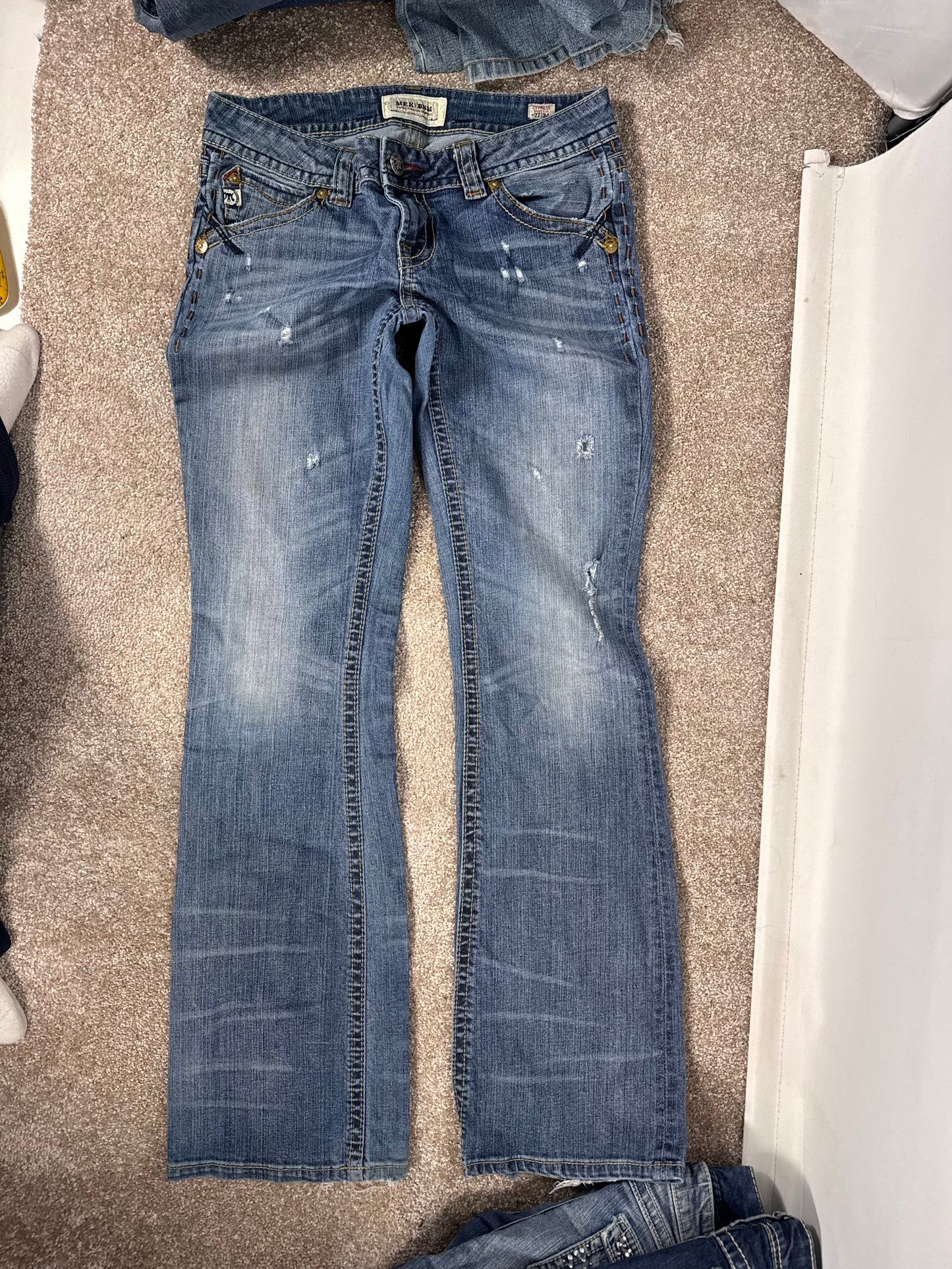 Lågmidjade jeans stl: S