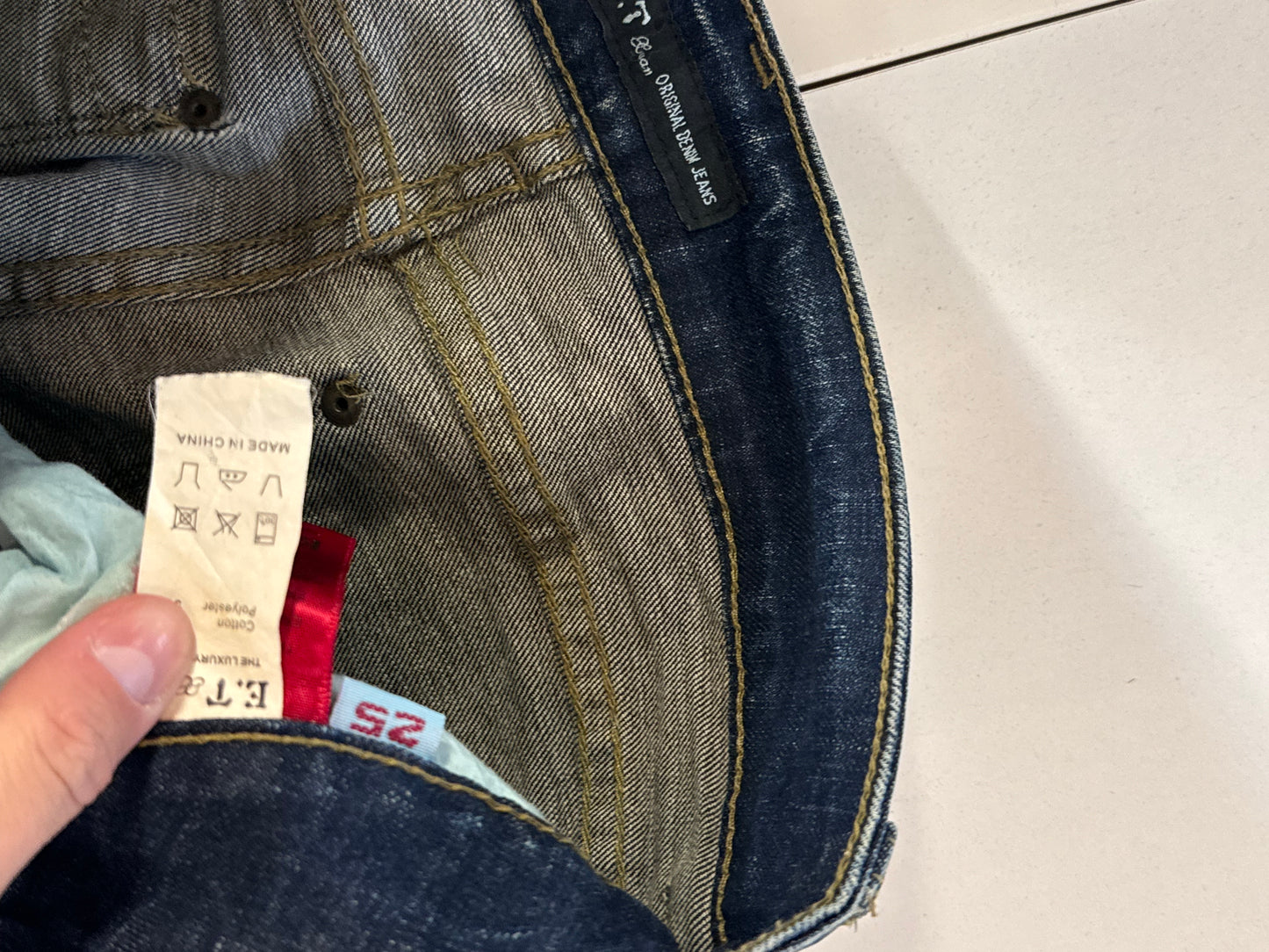 Lågmidjade jeans stl: