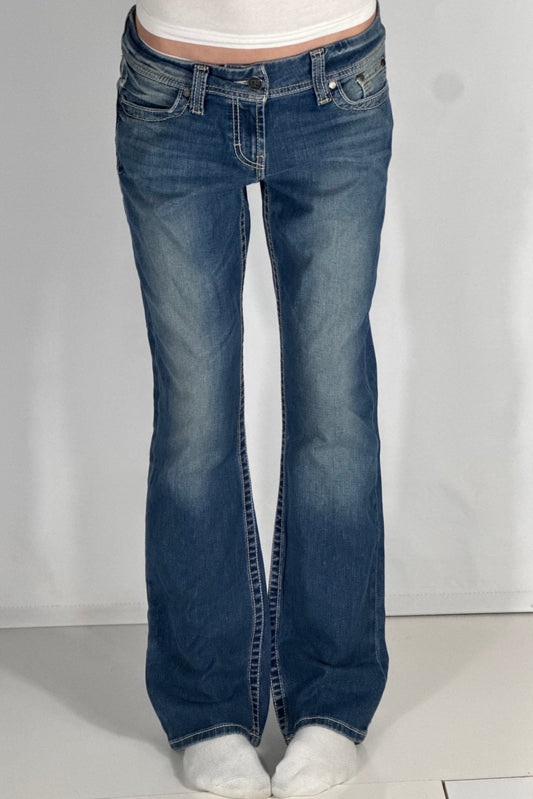 Lågmidjade jeans stl: S