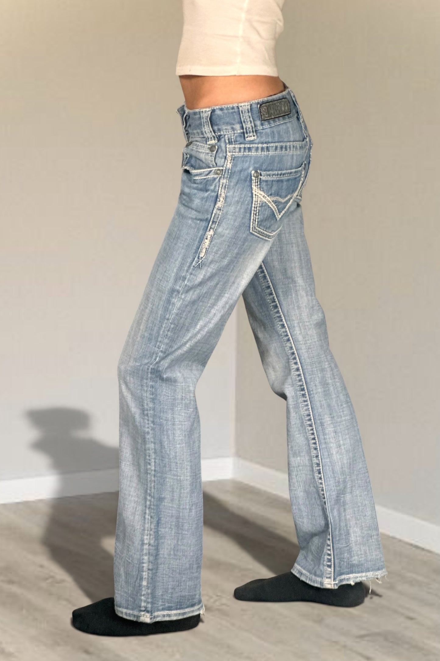 Lågmidjade jeans stl: XXS