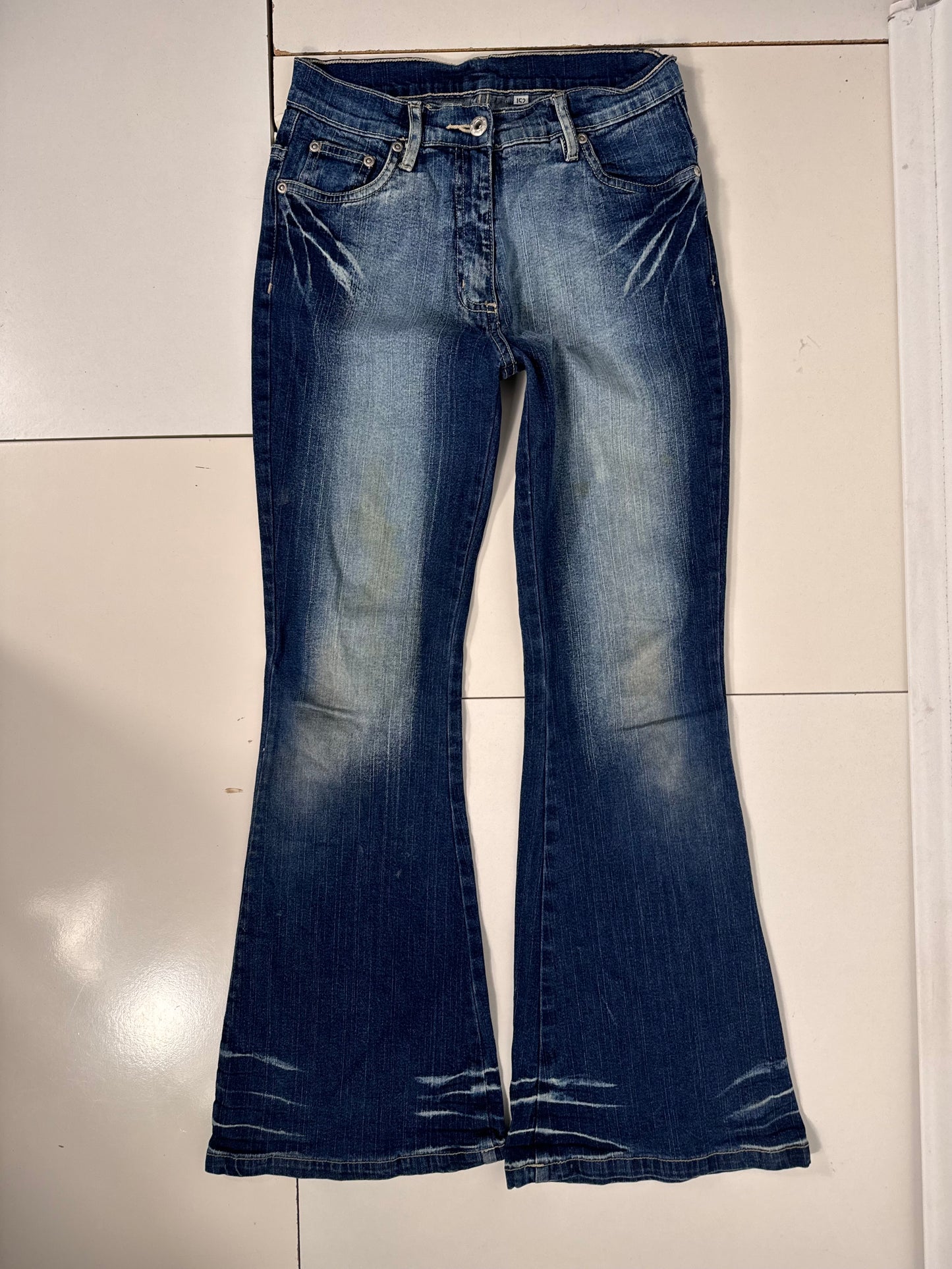 Utsvingte jeans str: XXS