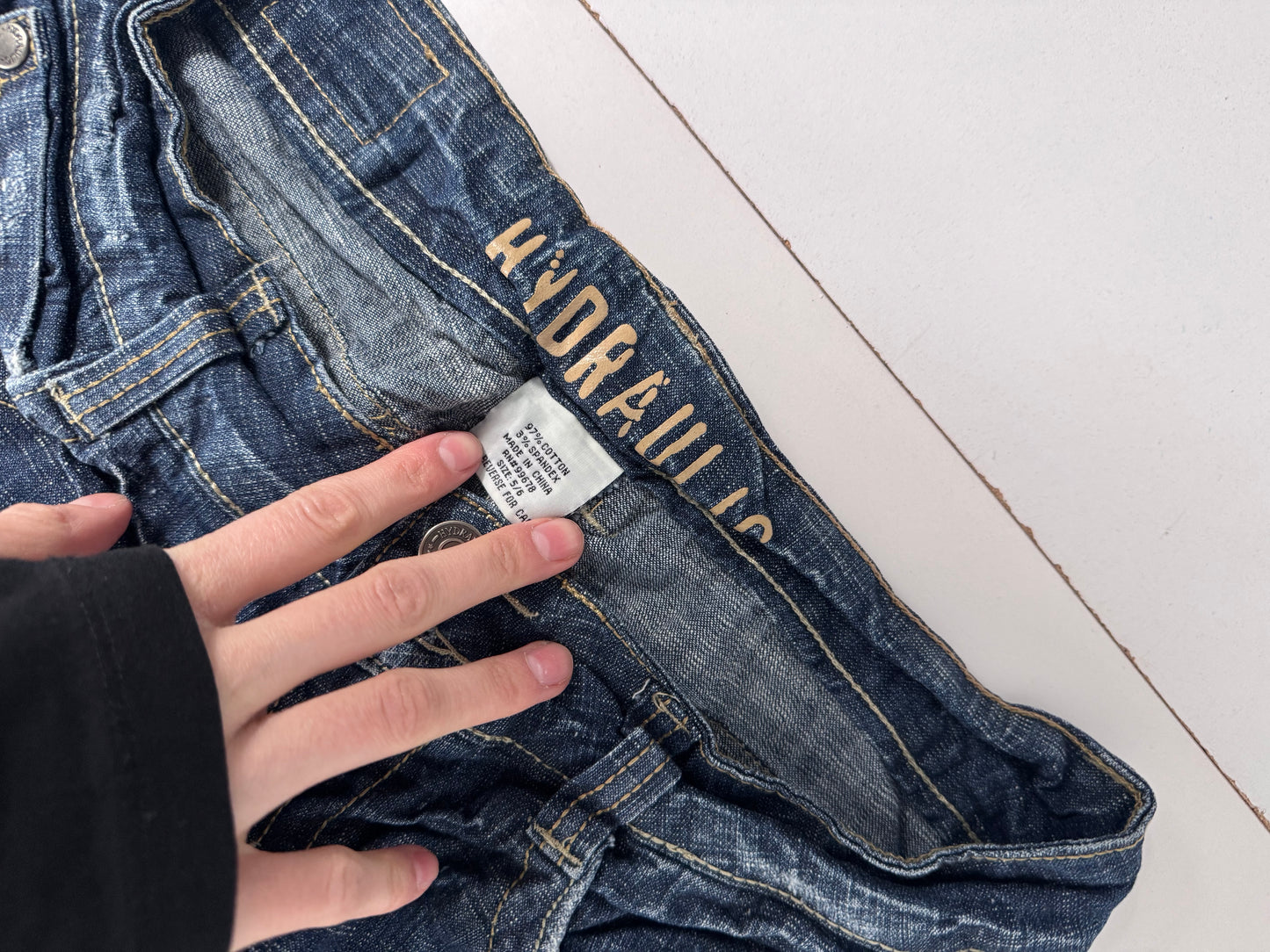 Lågmidjade jeans stl: S