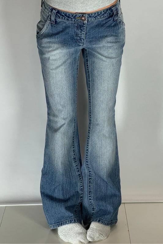 Lågmidjade jeans stl: S
