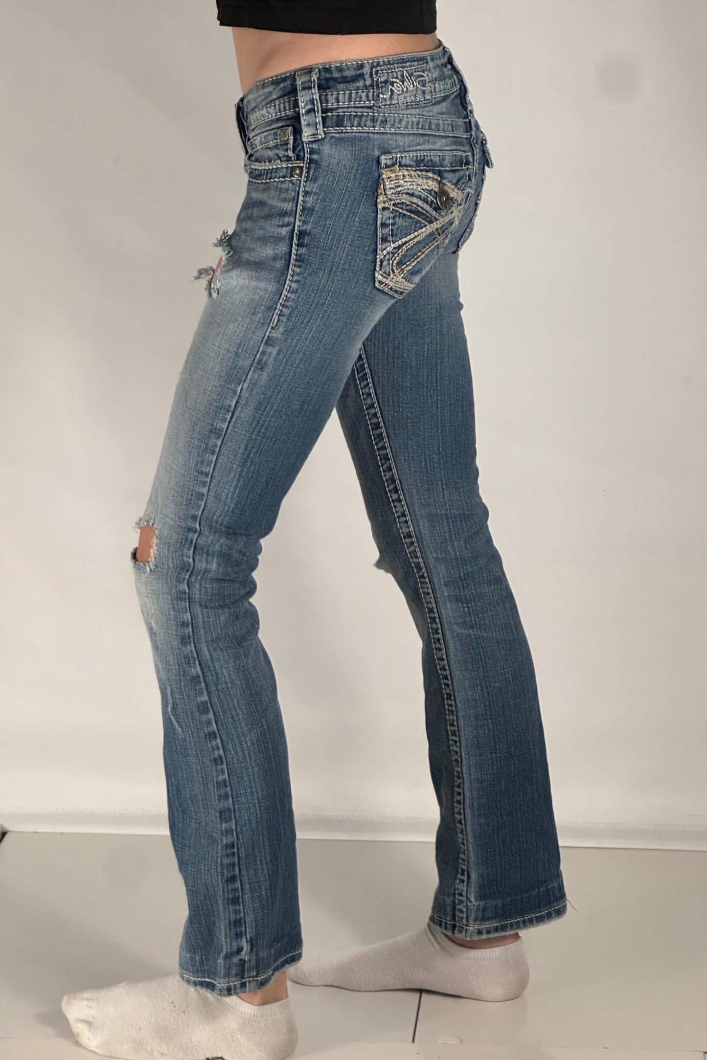 Lågmidjade jeans stl: XXS