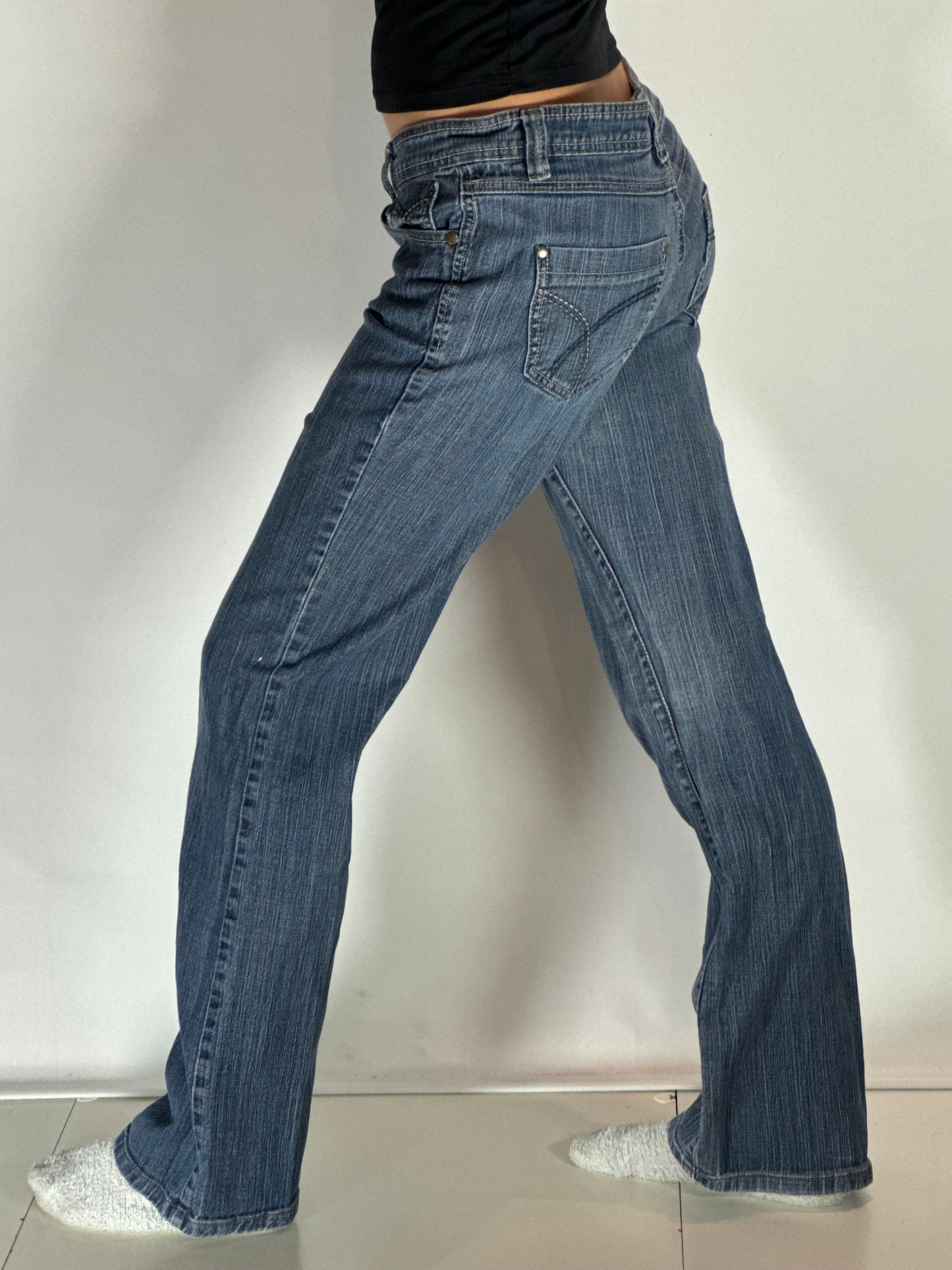Lågmidjade jeans stl: M