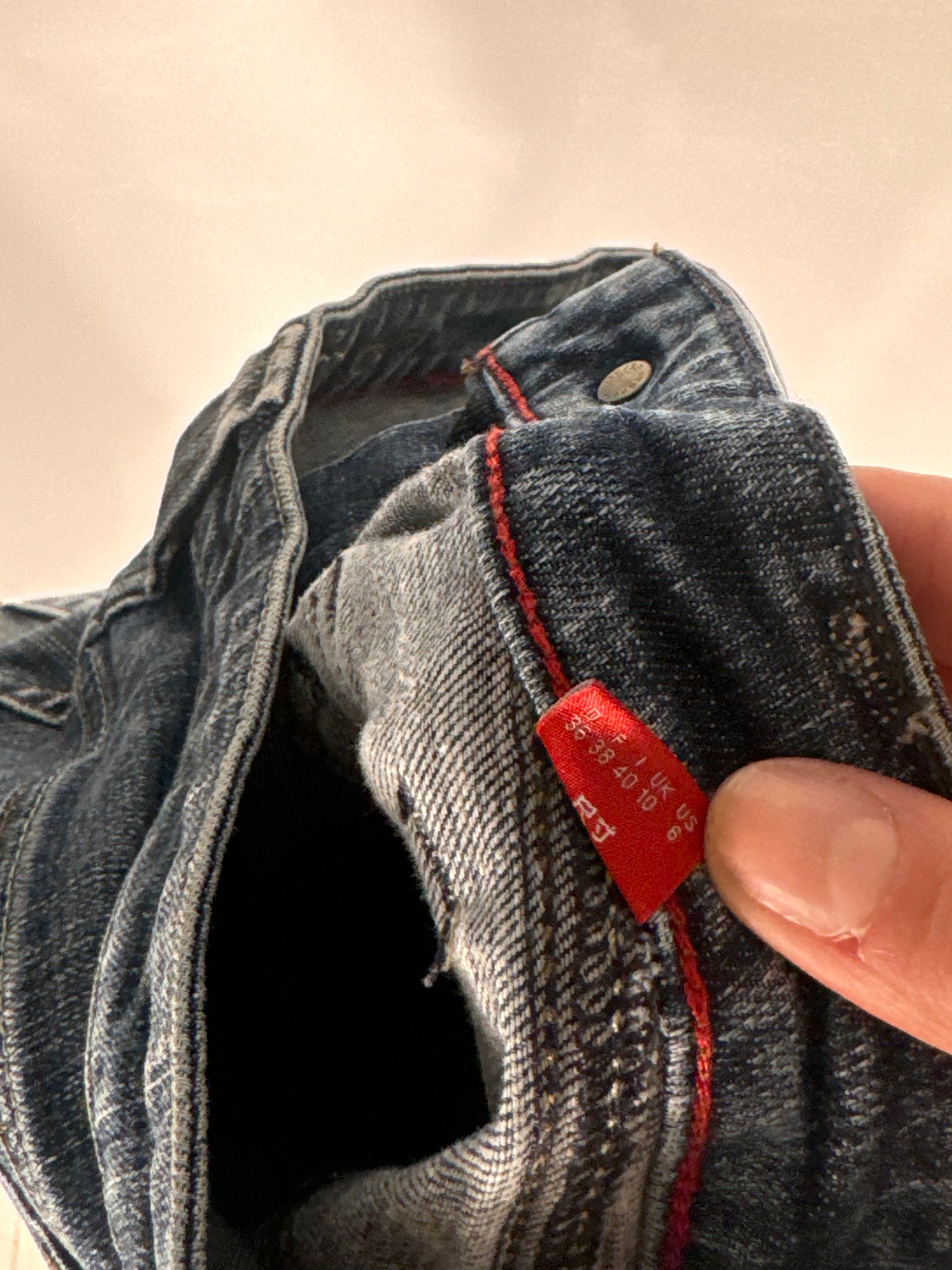 Lavt-sittende jeans str: XS