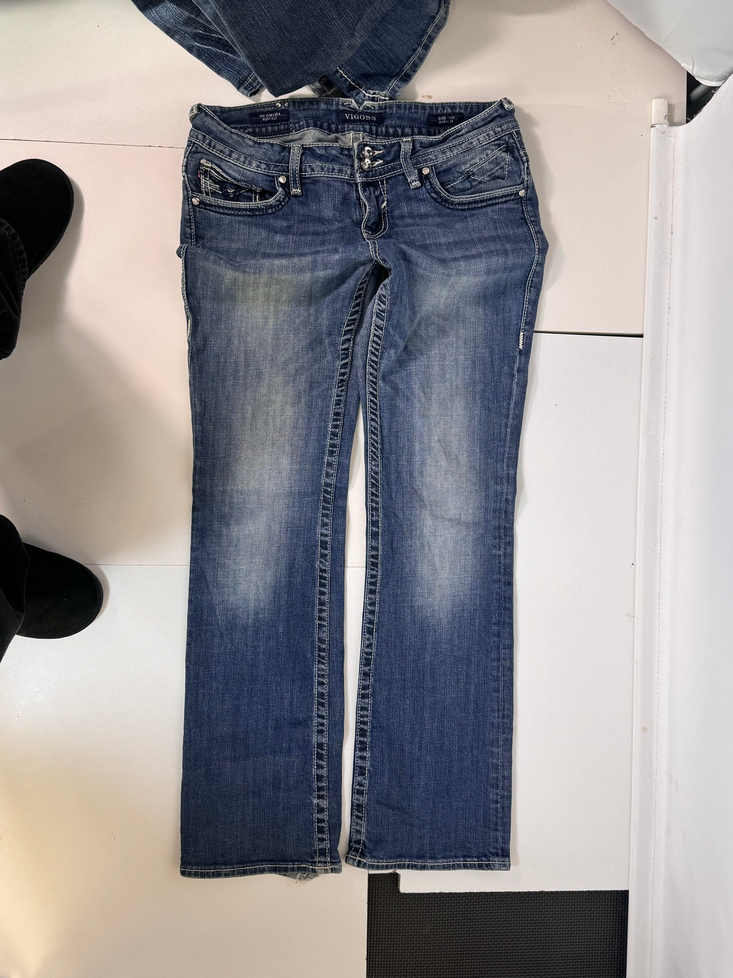 Lågmidjade jeans stl: L