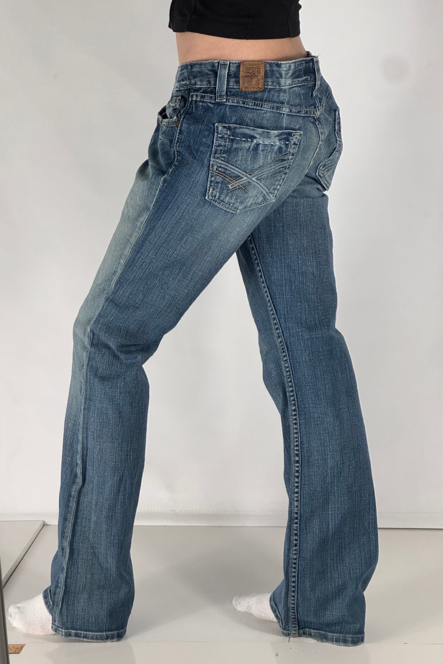 Lågmidjade jeans stl: M