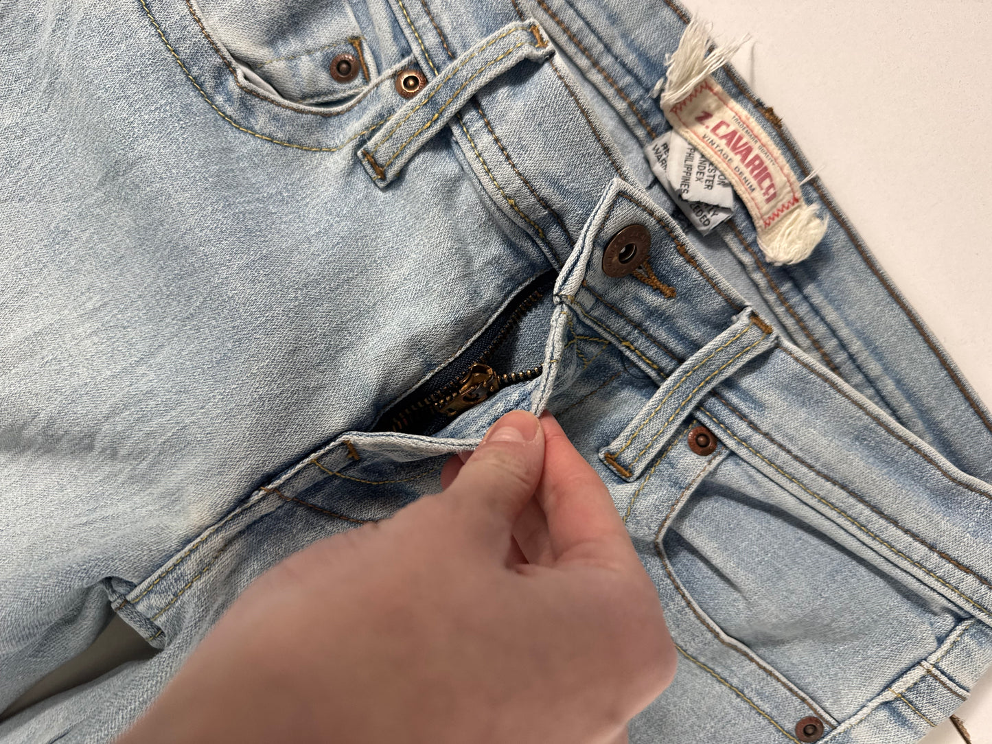 Lågmidjade jeans stl: XS/S