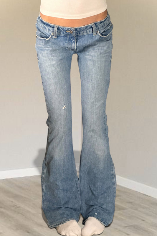 Lågmidjade jeans stl: S/M
