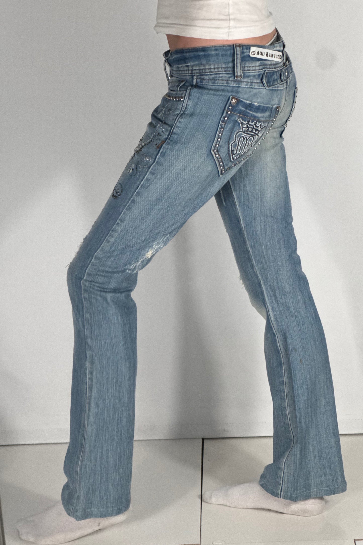 Lavtaljede jeans str: XS