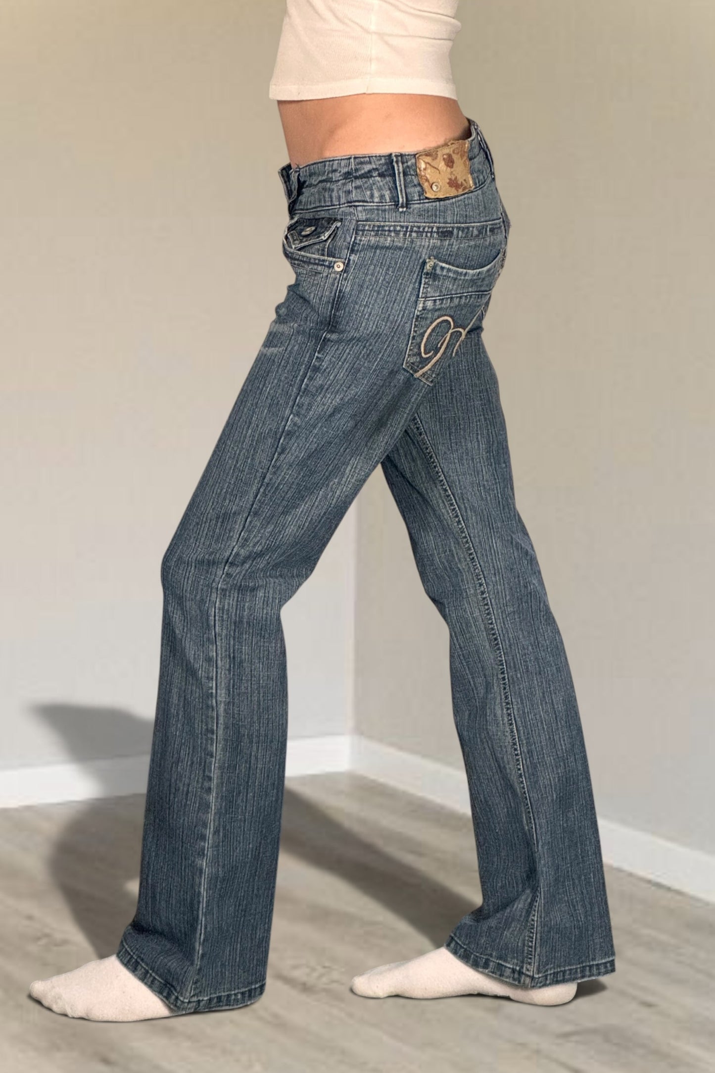Lågmidjade jeans stl: XS