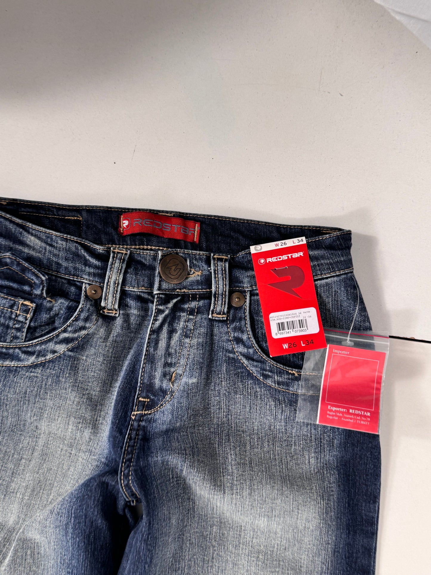 Utsvingte jeans str: XXS