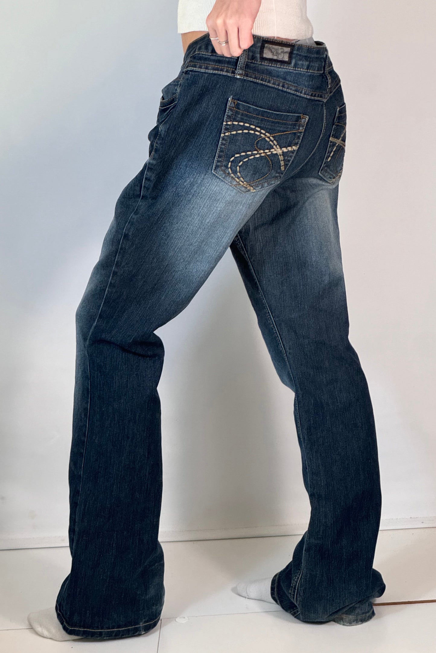 Lågmidjade jeans stl: L
