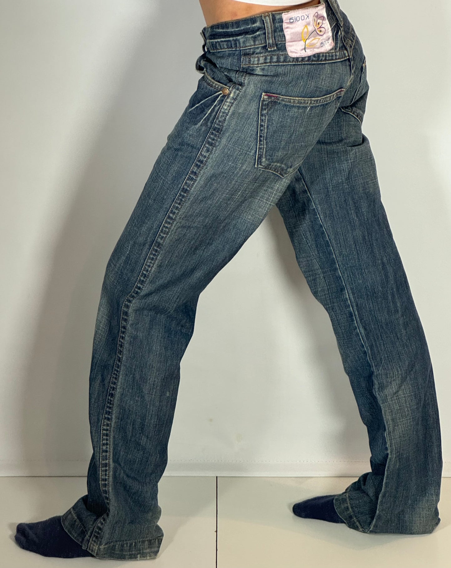 Lågmidjade jeans stl: M