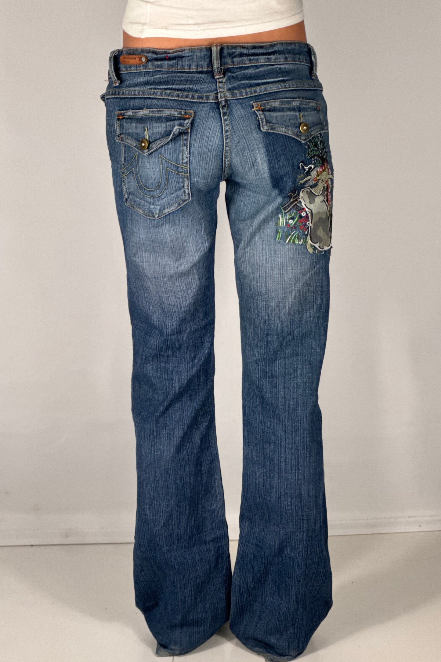 Lågmidjade jeans stl: S