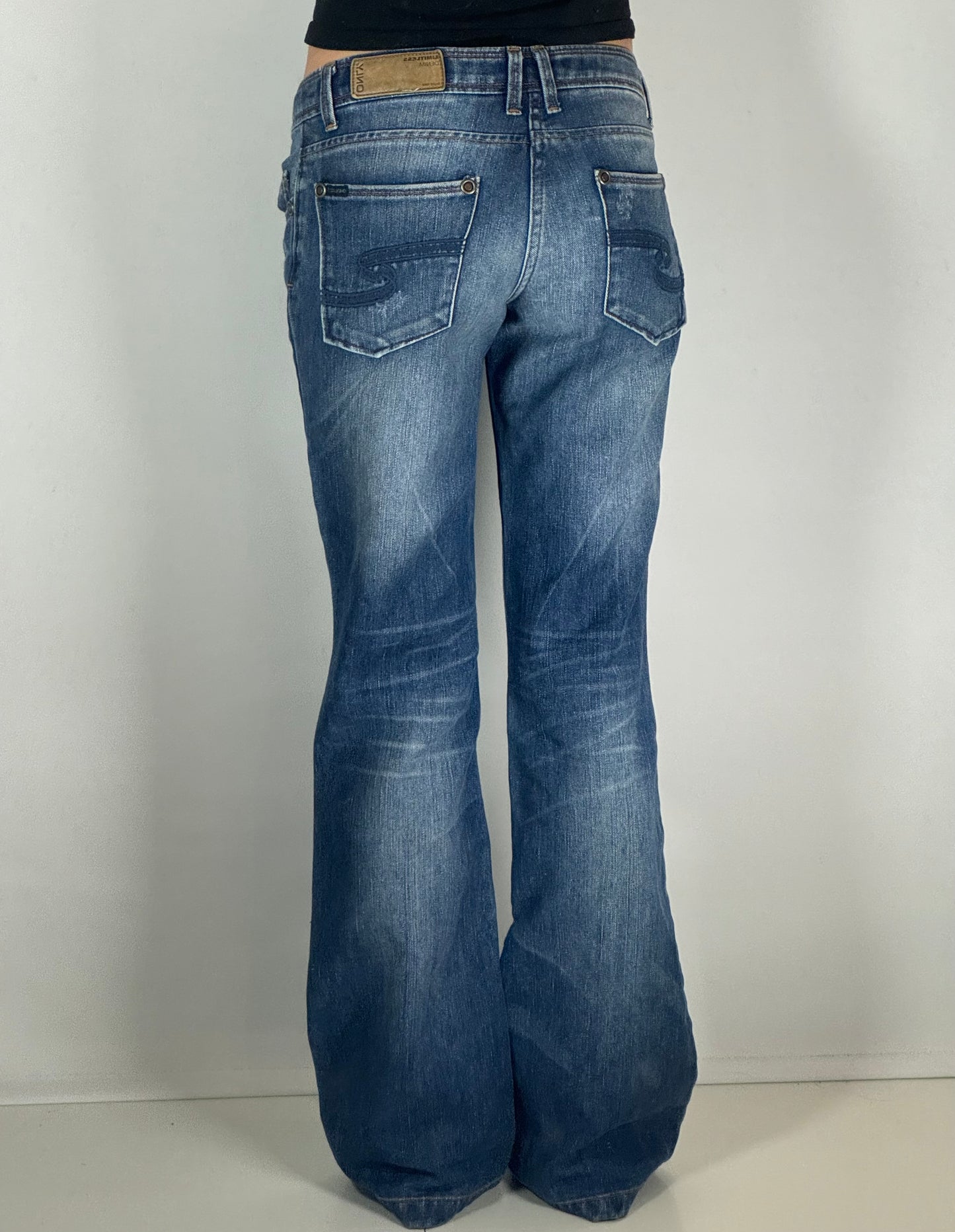 Lågmidjade jeans stl: S