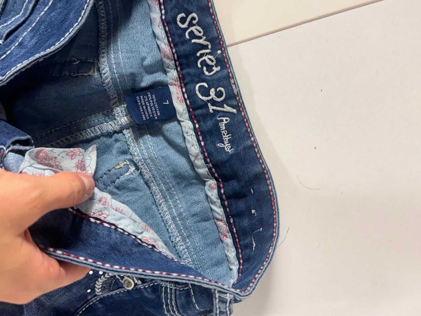 Lågmidjade jeans stl: S