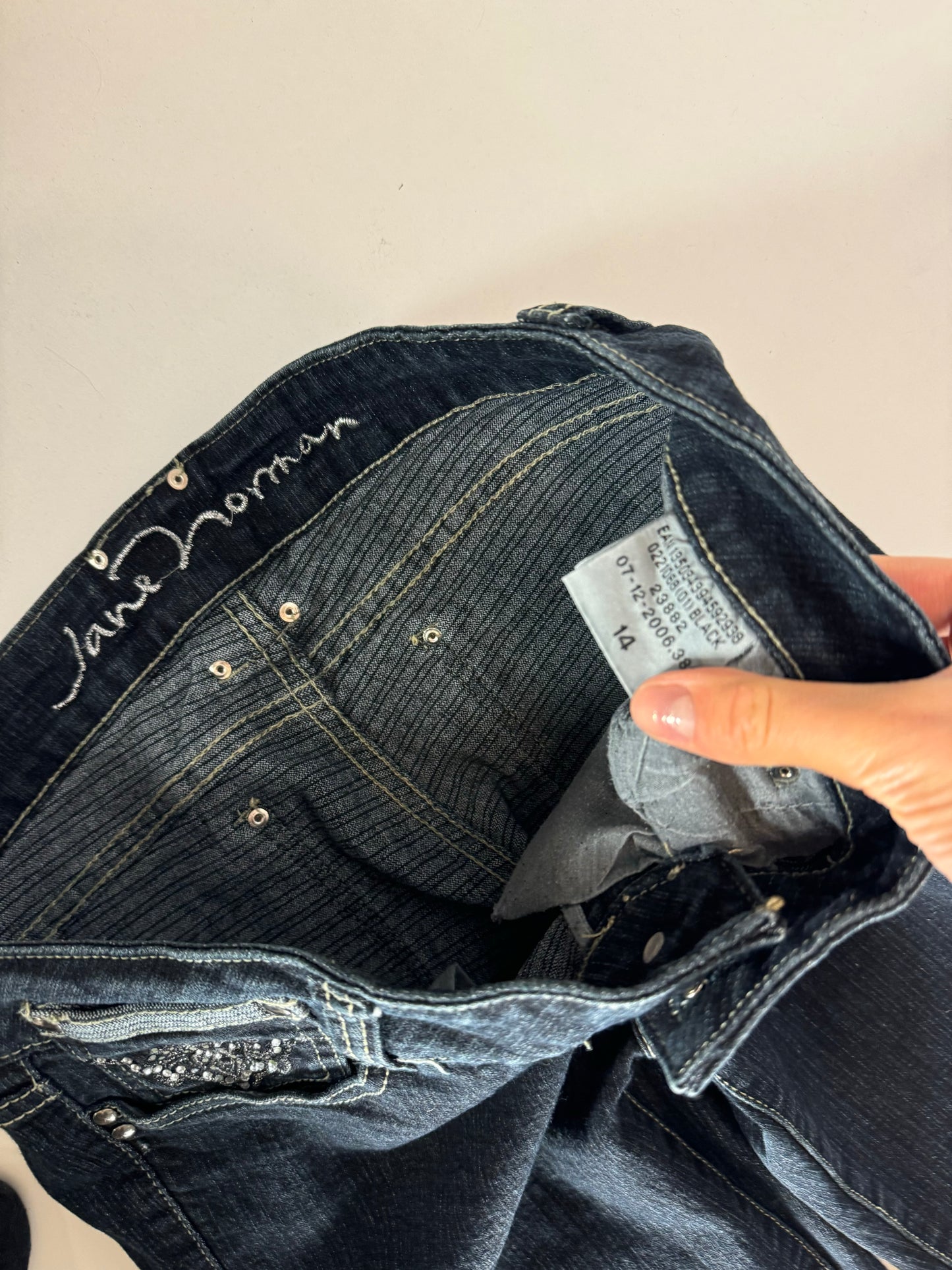 Lågmidjade jeans stl: M