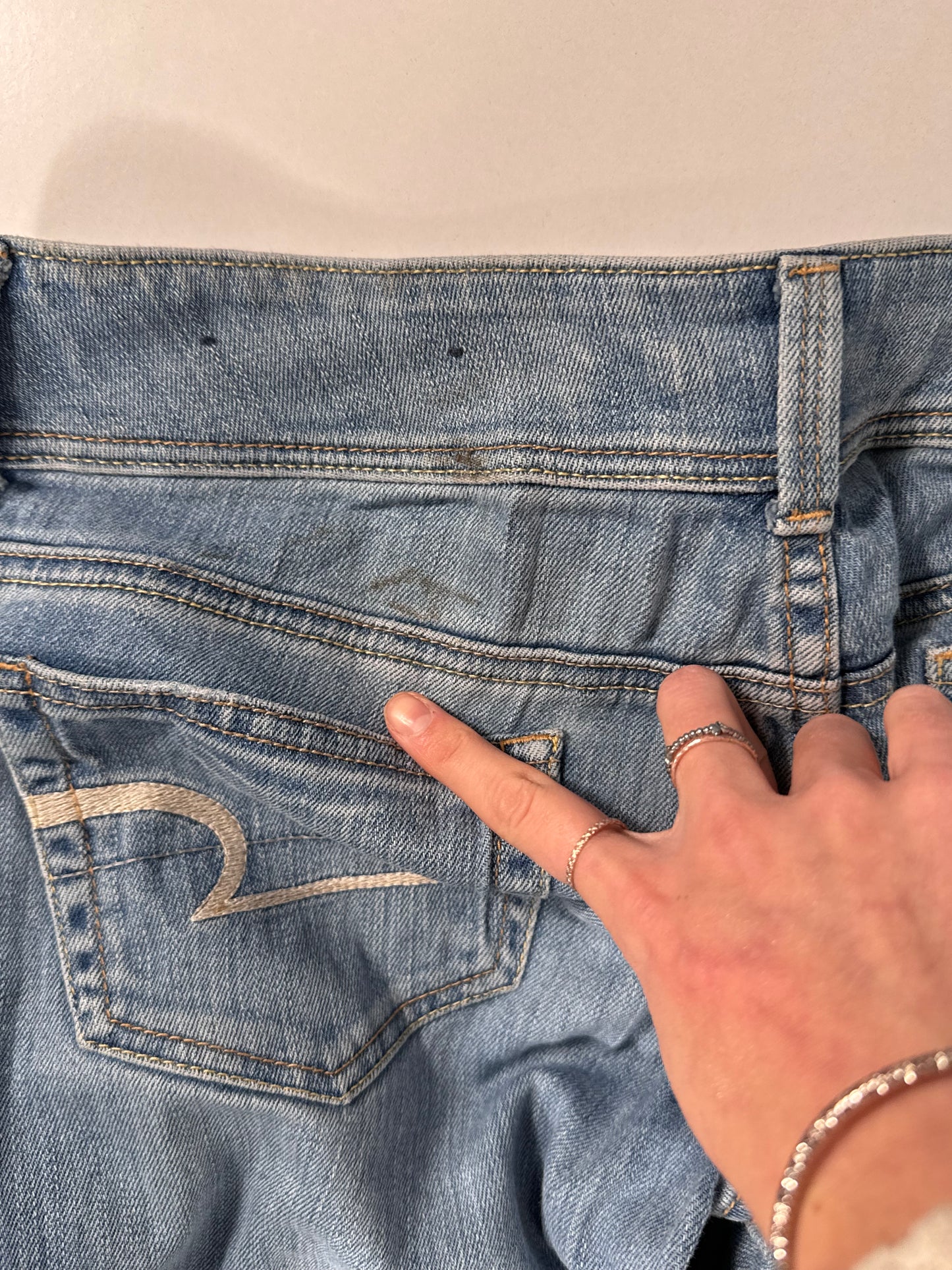 Lågmidjade jeans stl: M