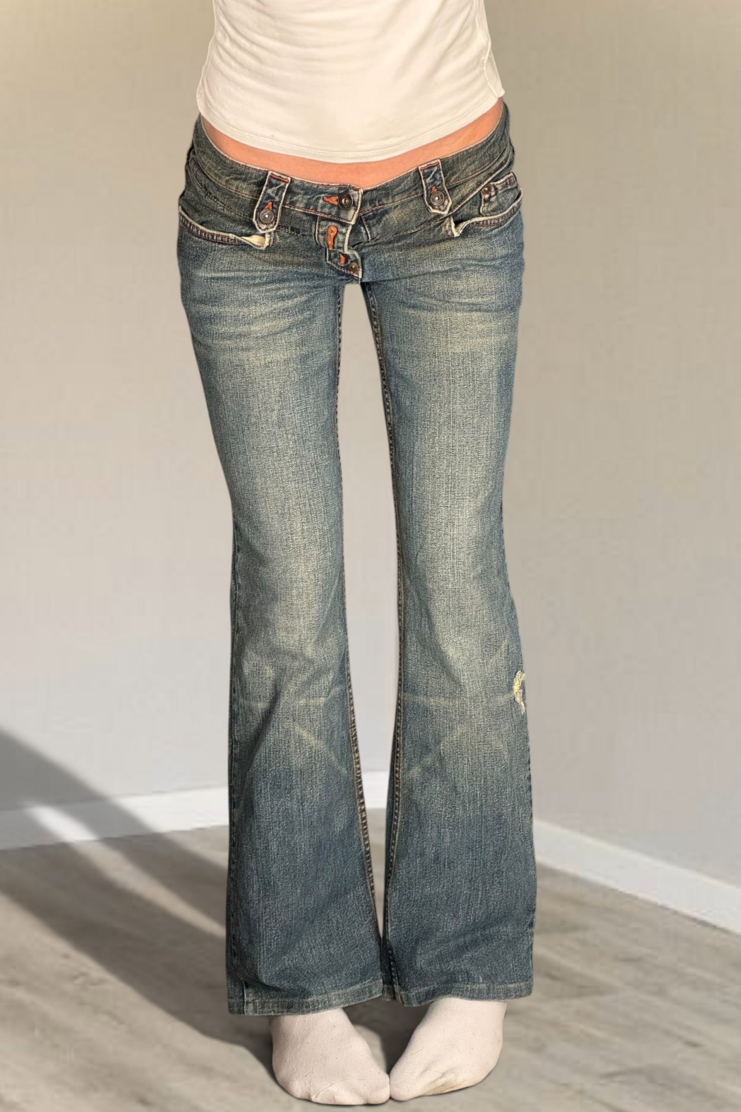 Lågmidjade jeans stl: XS