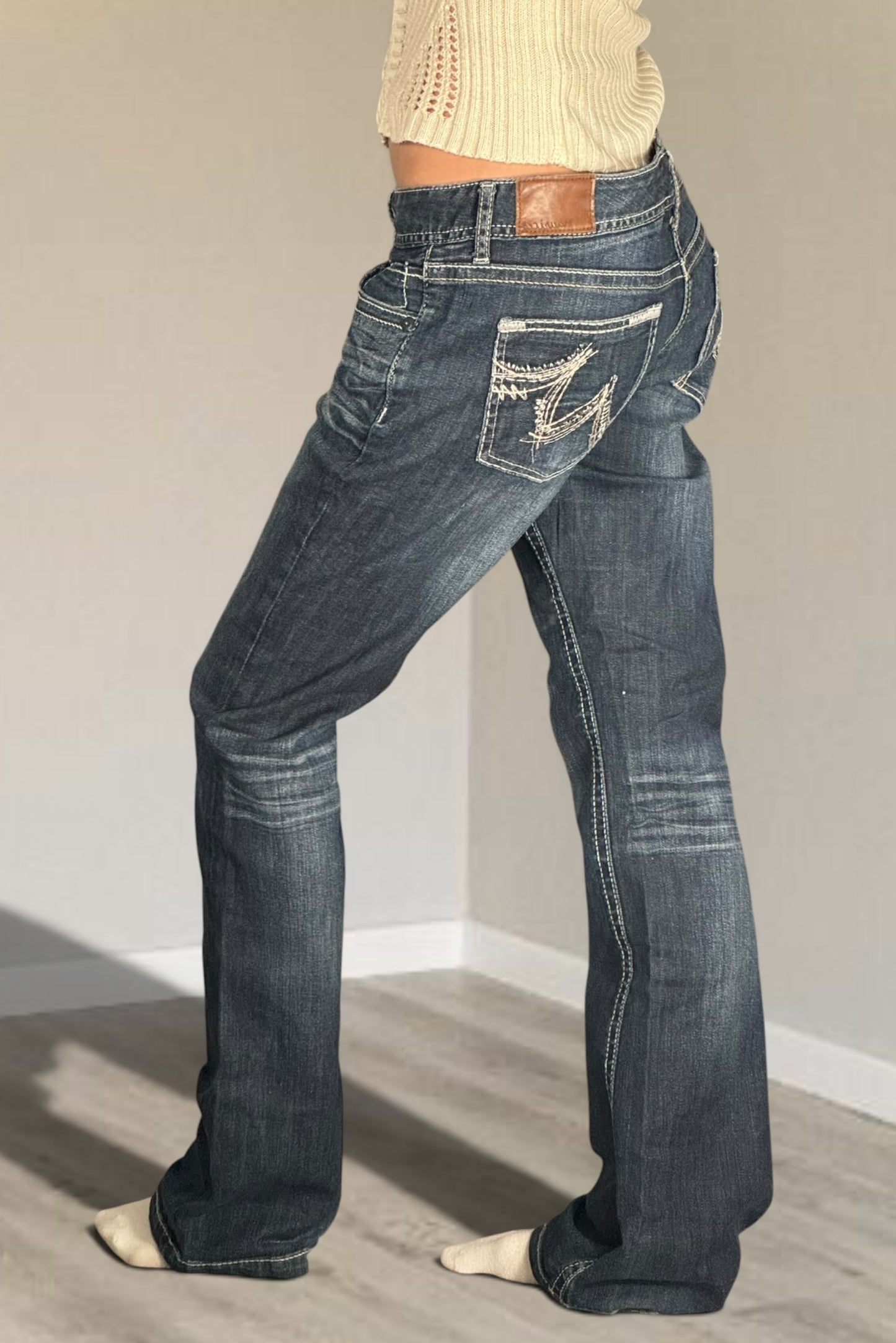 Lågmidjade jeans stl: S