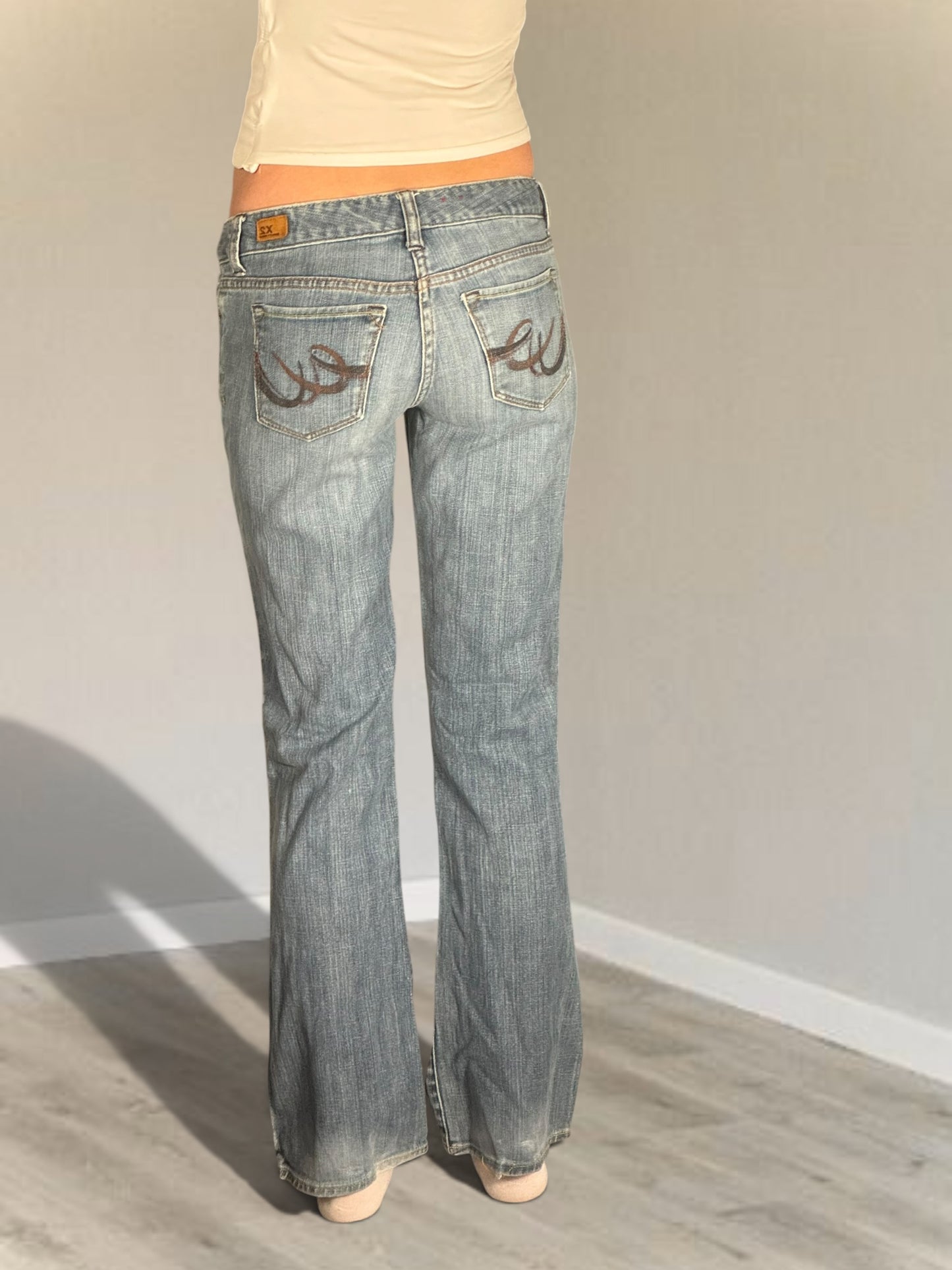 Lågmidjade jeans stl: XS