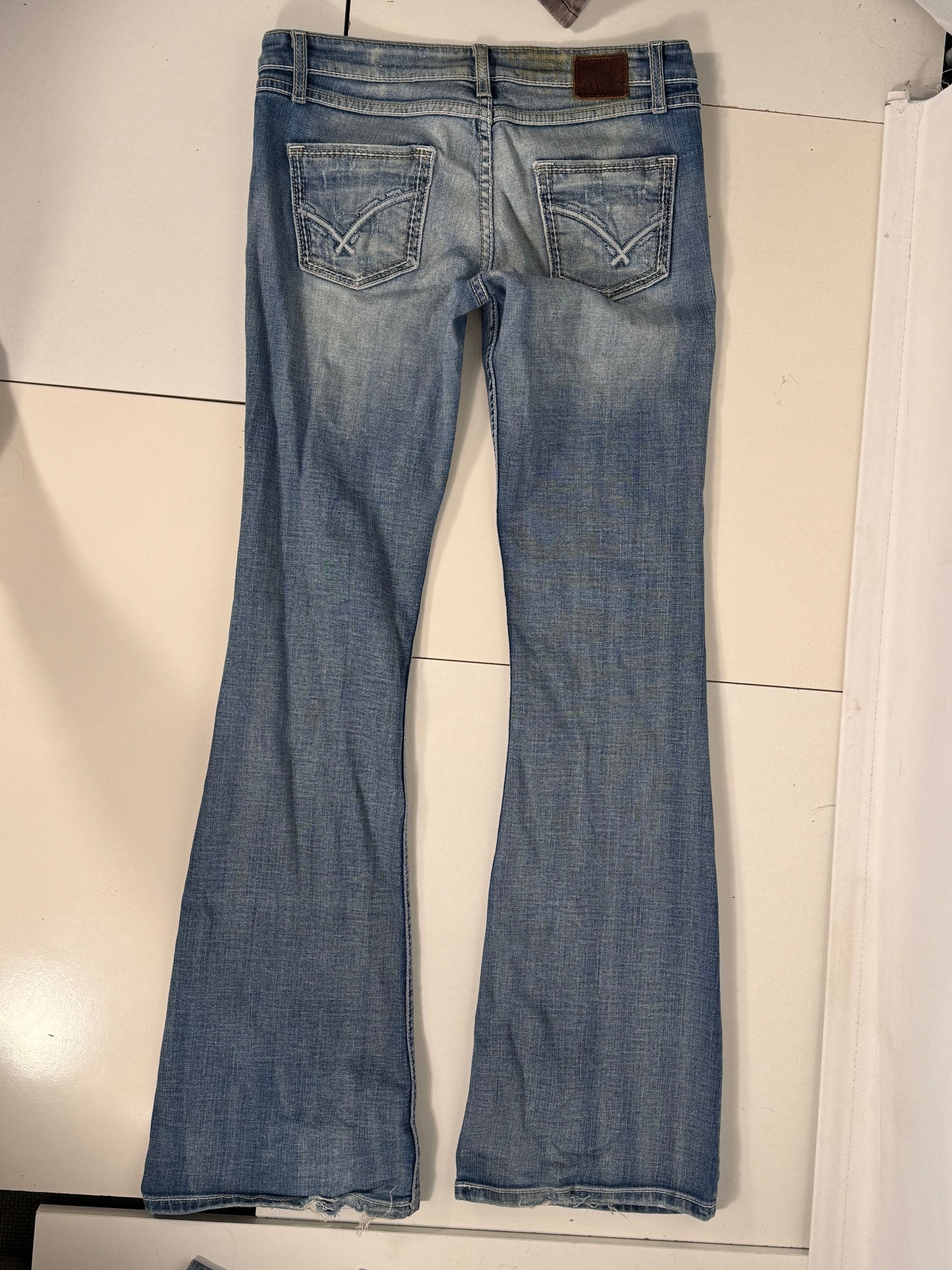 Lavtaljede jeans str: S