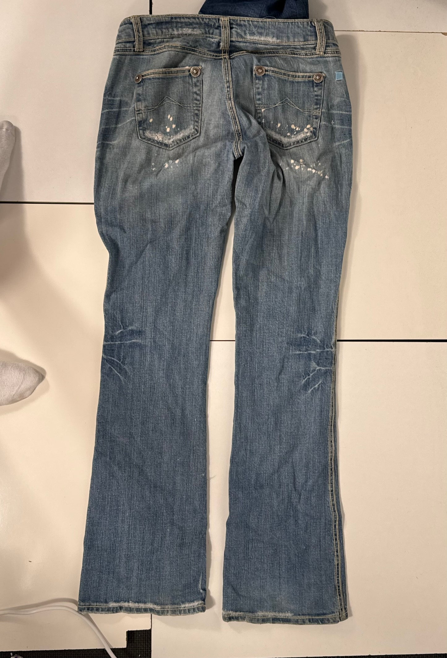 Lavtaljede jeans str: S