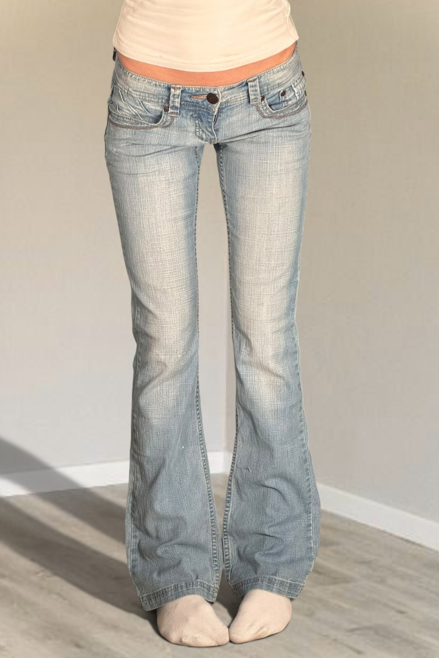 Lågmidjade jeans stl: XS